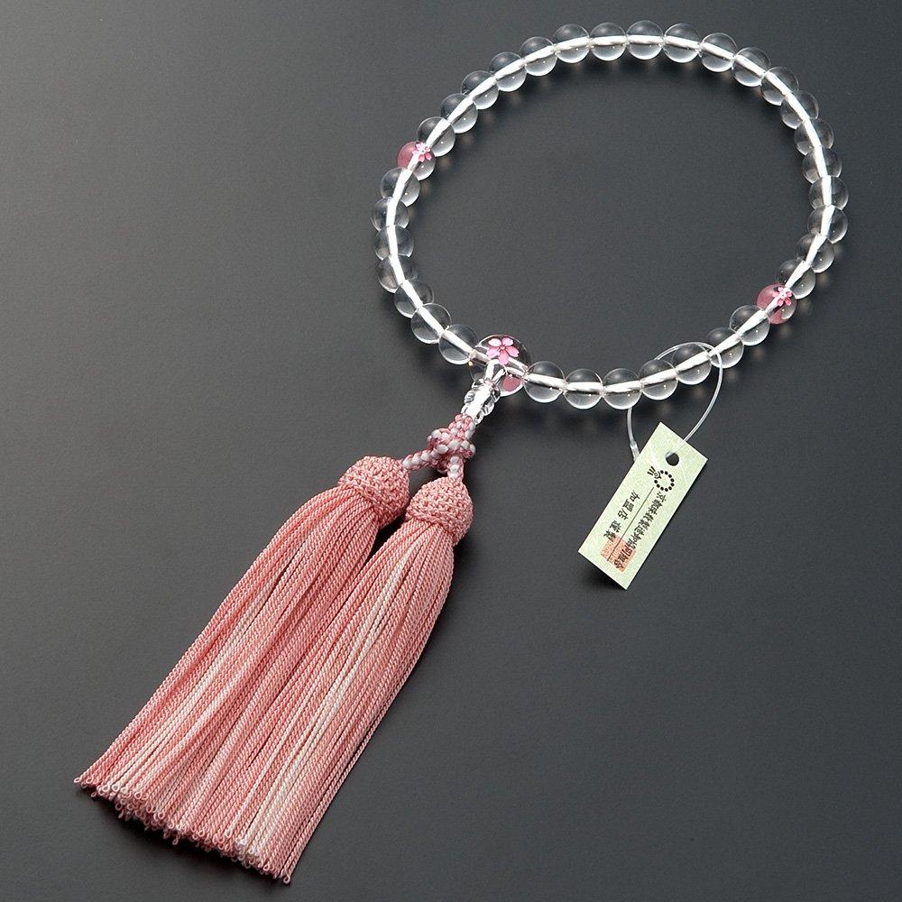 Takita Kyoto prayer beads for genuine cherry blossom 8mm genuine silk tassel with prayer beads bag prayer beads suitable for all certificate included