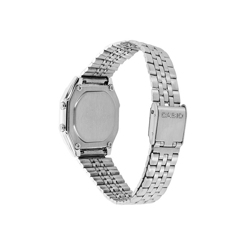 Casio STANDARD series small silver watch, business retro LCD, quartz movement, stainless steel strap, Japanese and Korean LA680WA-1B-INTERNATIONAL