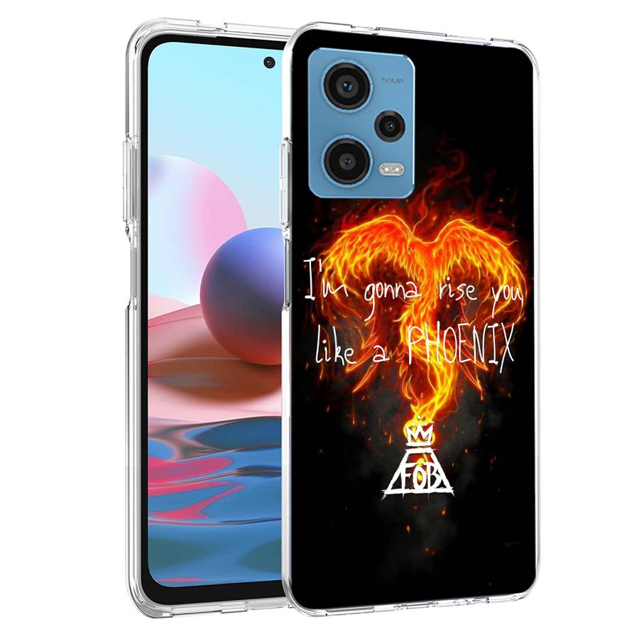

Rock Band FOB Cool Phone Case For Redmi Note 13 12 14 15 Pro Plus 13R 11 11T 11E 11S 10 Pro 10S 9 9S Cover Cell Clear TPU Capa C Redmi Note 11(11S)5G