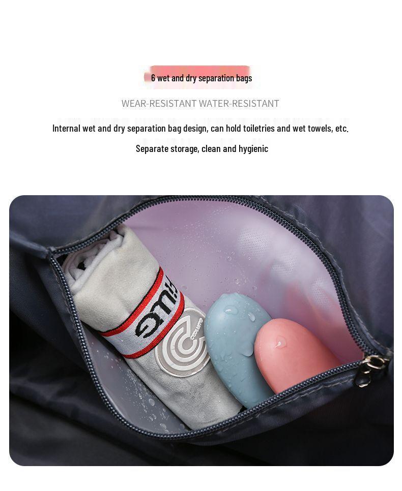 Large-Capacity Wheeled Waterproof Travel Bag for Short Trips