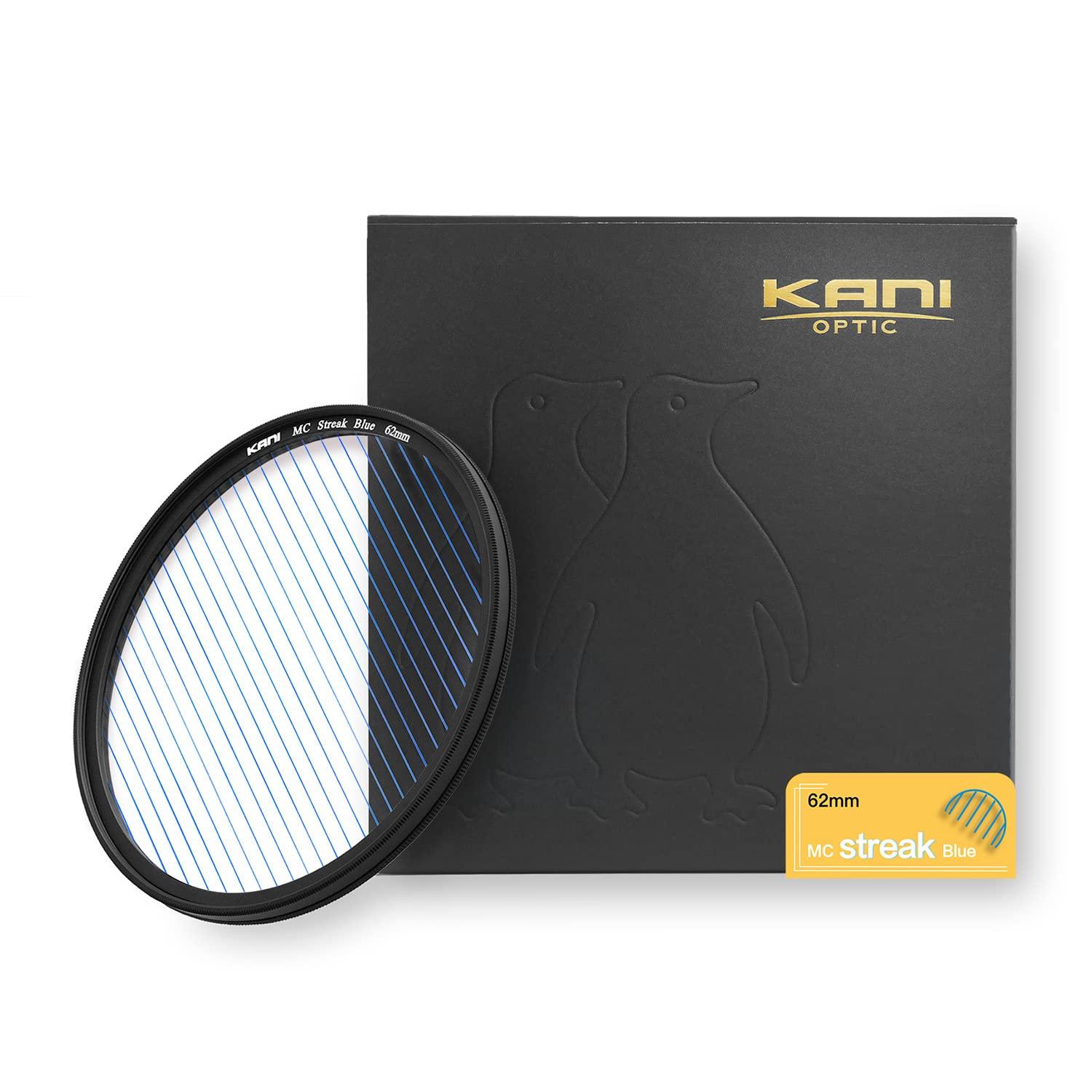 

KANI 62mm Streak Blue Special Effects Streak Blue Streak Night Streak Blue K17173 Filter, Color, Anamorphic, Scene, Illumination, Portrait,