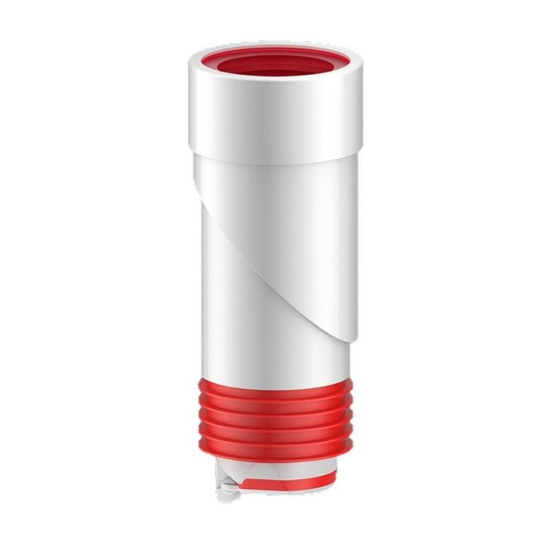 Wall Drainage Seal Plug 50mm PVC Pipe Odor Barrier Plug Bathroom Sink Drain Cover 45 Degree Sealing Plug Rings