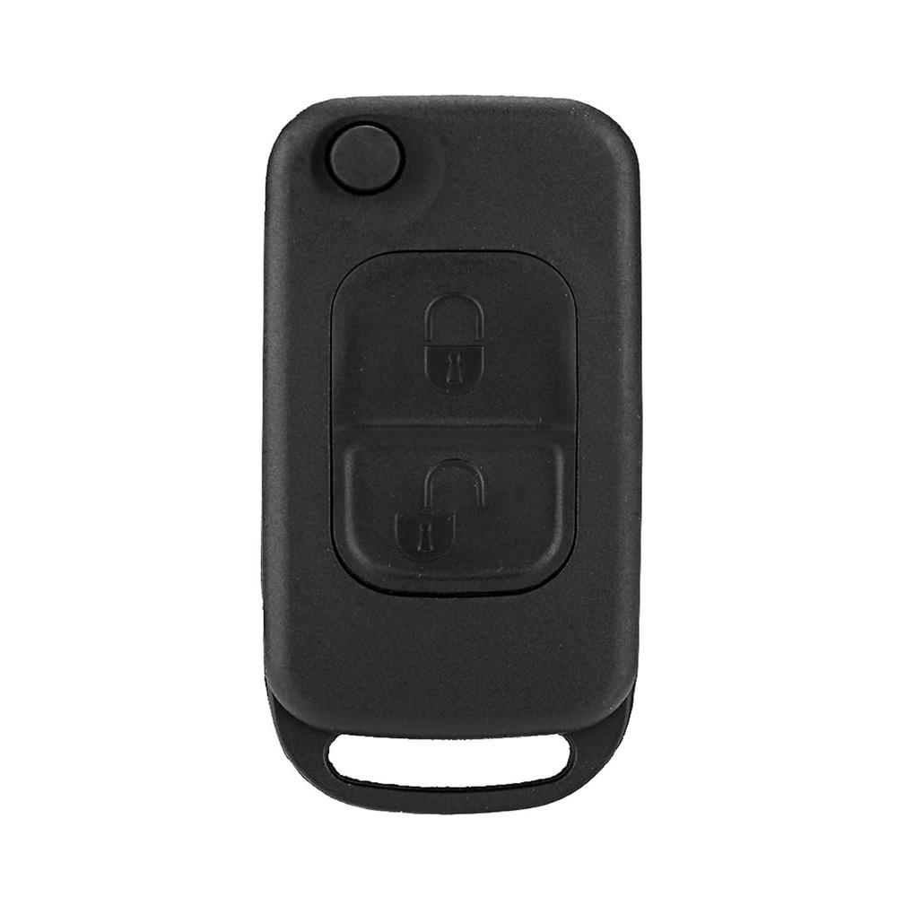 Key Housing 2 Buttons with Uncut Blade Blank for Mercedes-Benz A C E S W168 W202