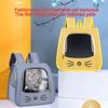 Pet Backpack Carrier Breathable Anti Stress Travel Bag Adjustable Shoulder Outdoor Handbag for Cats Dogs