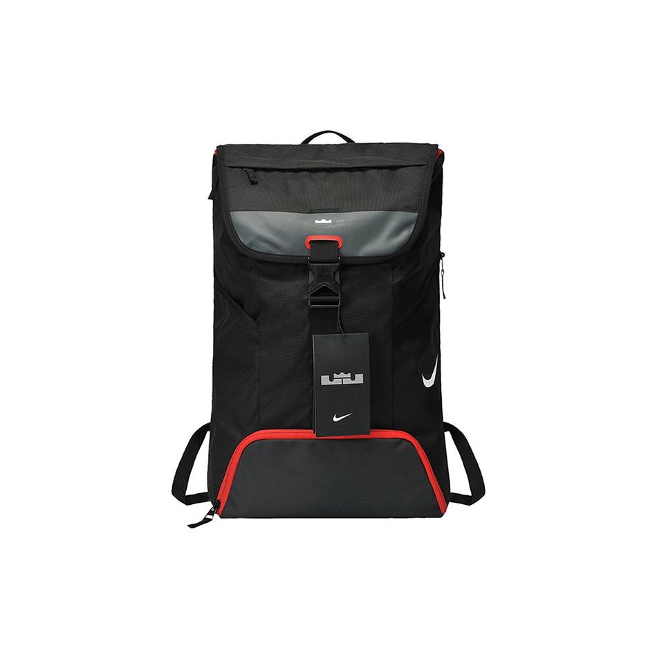 

Nike Air Cushion Color Block Large Capacity Polyester Backpack Unisex Backpack Black BA5111-014 Black