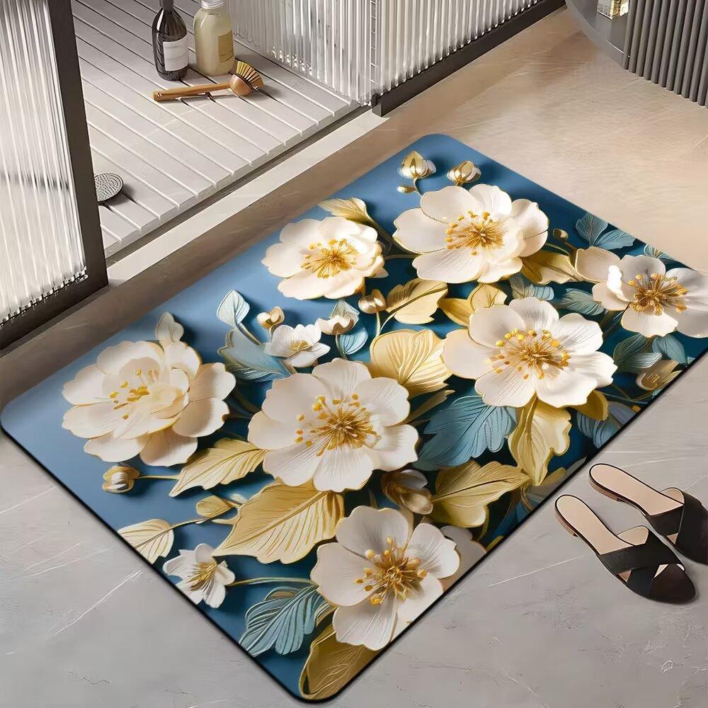 Bathroom Quick-drying Door Mat Diatom Mud Absorbent Floor Mat Toilet Toilet Entry Door Non-slip Mat Diatomaceous Earth Foot Mat