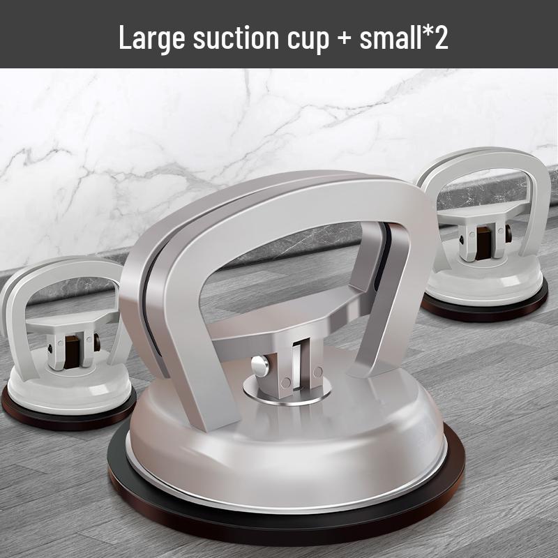 Aluminum Buckle Suction Cup Lifter for Ceiling, Tile, and Glass Installation