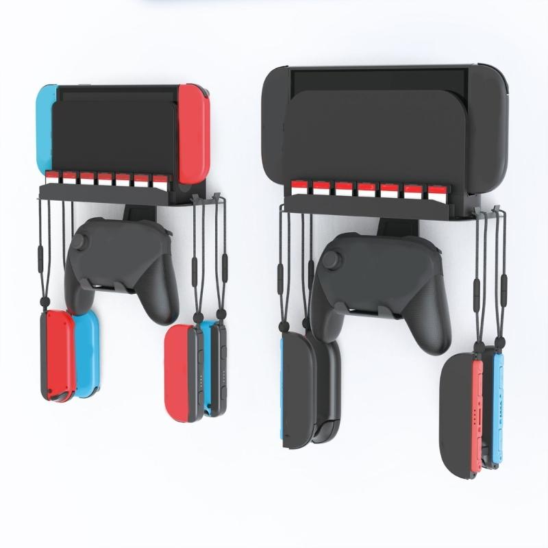 Vertikaler Geräte-Ständer Wandhalterung Gestell Stahlkonstruktion Effektives offenes Design Verhindert Überhitzung für NS2 Gaming-Serie