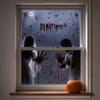 Bloodstained Handprint Scary Ghost Window Sticker Spooky Party Door Stickers  Glass Mirror