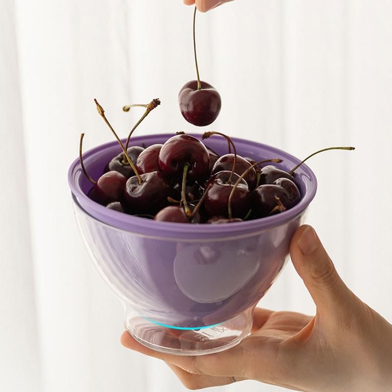 Vegetable Washing Basin 3X Kitchen Draining Basket Food Pasta Berry Sink Strainer Fruit Storage Containers Double Layer Colander