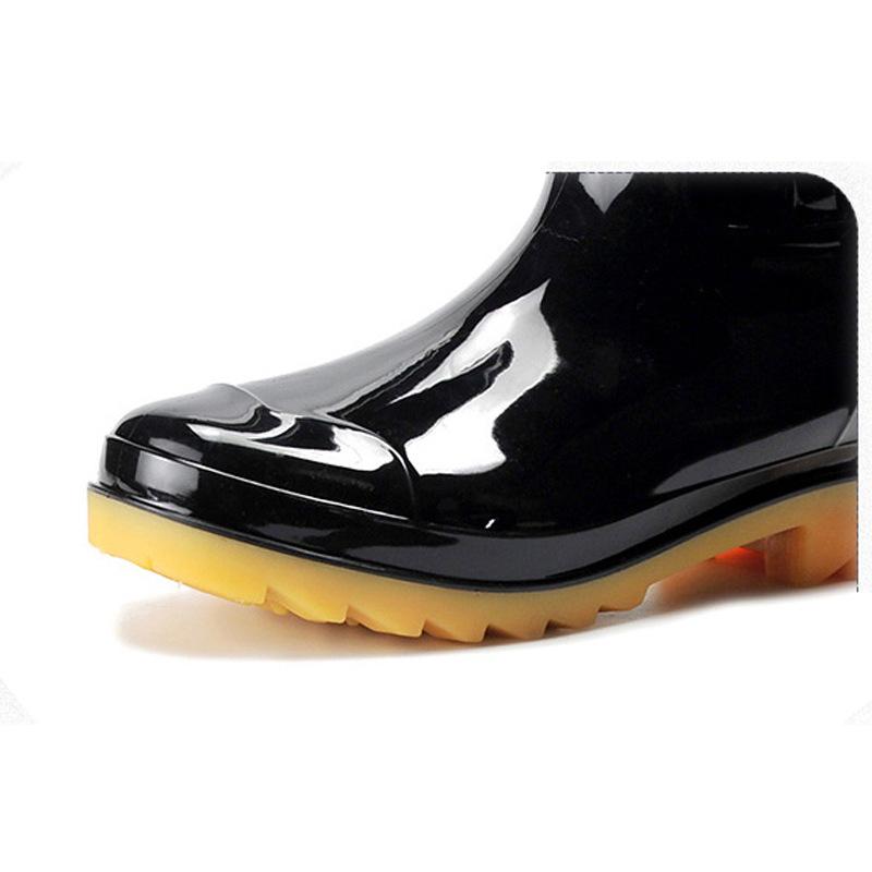 Rain Shoes Adult Plastic Rain Shoes High-top Short Rain Boots Waterproof, Non-slip and Wear-resistant Overshoes Water Boots