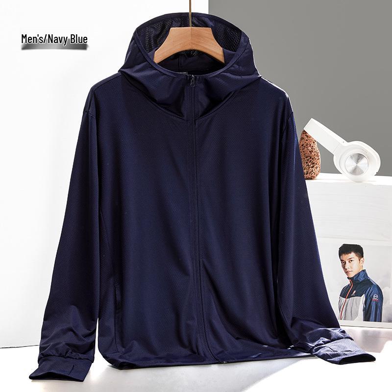 

Unisex Summer Anti-UV Lightweight Hoodie: Breathable Outdoor Skin Coat XXXL