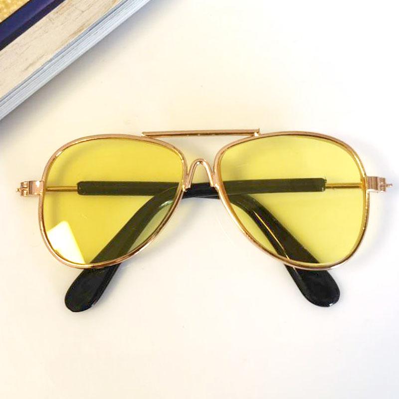 Trendy Cat Sunglasses - UV Protection Cool Metal Accessories for Pets