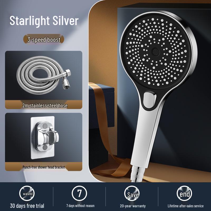 High-Pressure Large Panel Shower Head Set for Powerful Water Flow