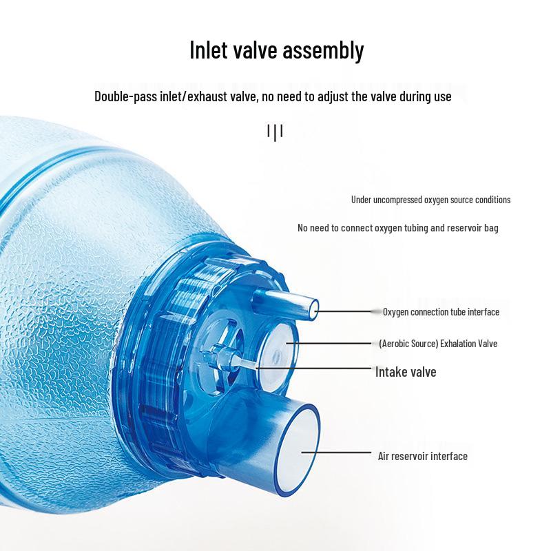 Huayue Simple Adult/Child Manual PVC Resuscitator for Emergency First Aid