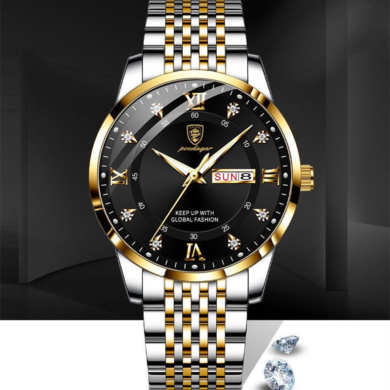 New TOP Brand Luxury Men's Watch Men's Waterproof Luminous Men's Quartz Watches