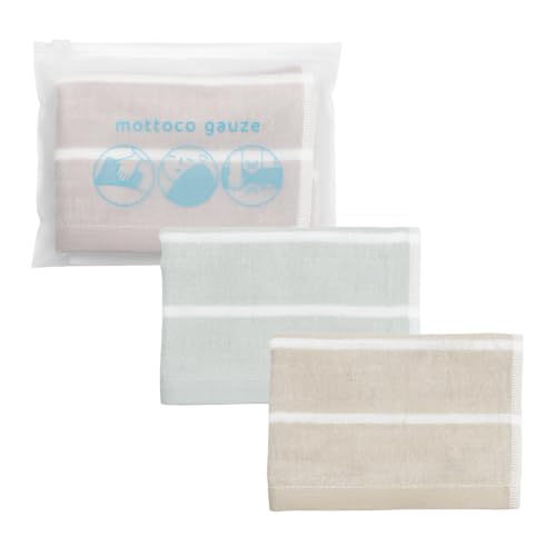 

oruTa Imabari Gauze Towels, 3-Piece Set, Sauna Towel, 100% Cotton, Gentle on the Skin, Perfect for Hot Springs, Baths, Portable, Compact, Baby, mottoc