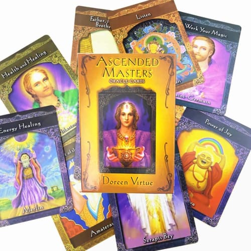 44 Ascended Masters Oracle Cards, Breathtaking Card Game, Out-of-Print Rare Collection, Most Innovative Deck (Instructions Included)