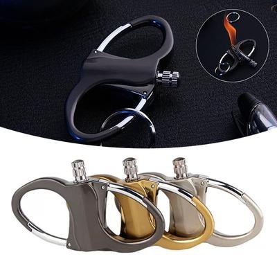 Mountaineering Chain Keychain Metal Kerosene Dolphin Thousand Matches