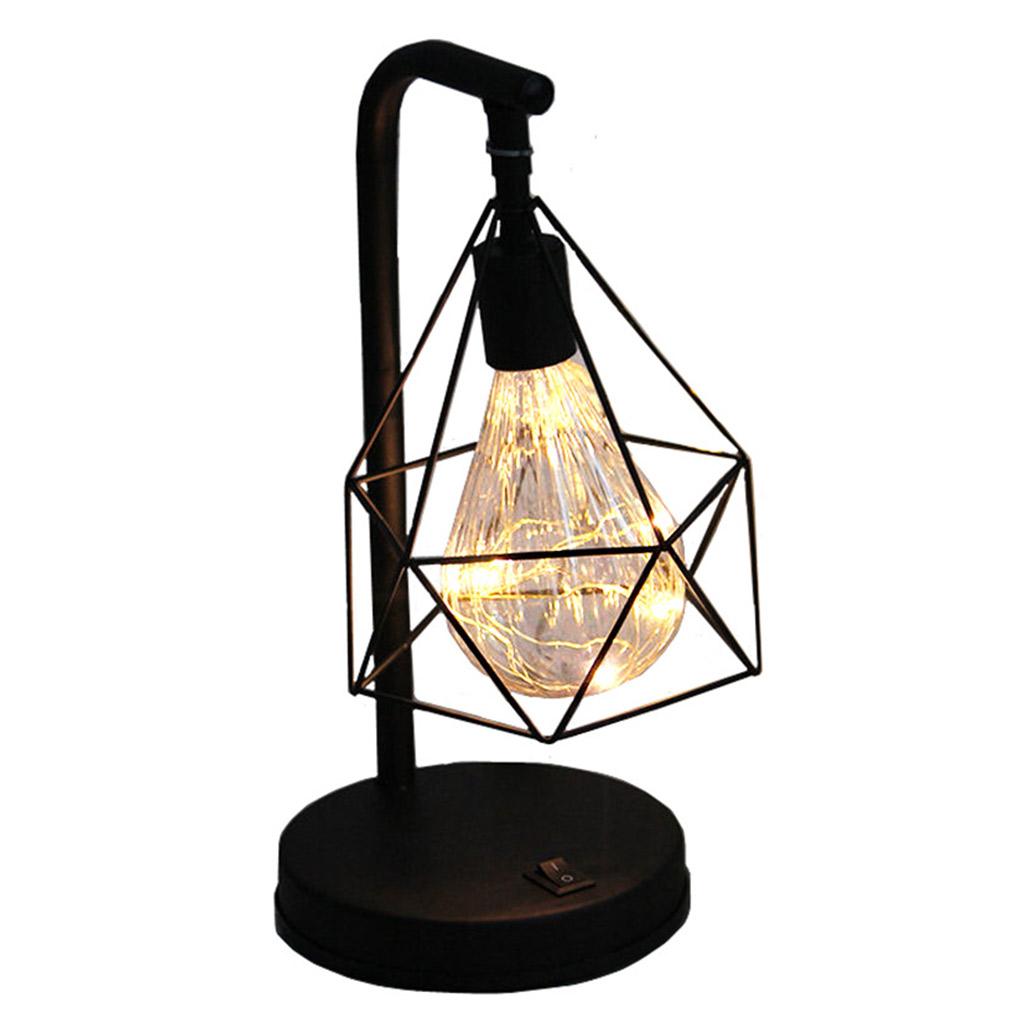 

YY.Home Table Lamp Iron LED Night Light Nordic Bedside Decoration Lighting for Bedroom Study Room