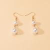 A Pair of Elegant Teardrop Imitation Pearl Earrings, Simple Graceful Design for Women – Suitable for Daily,Anniversary. Wonderful Gift for Her