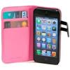 Étui Pour iPhone 5/5S - WazzaBee - WB-M30WP-PK - Rose - Souple - Porte-cartes