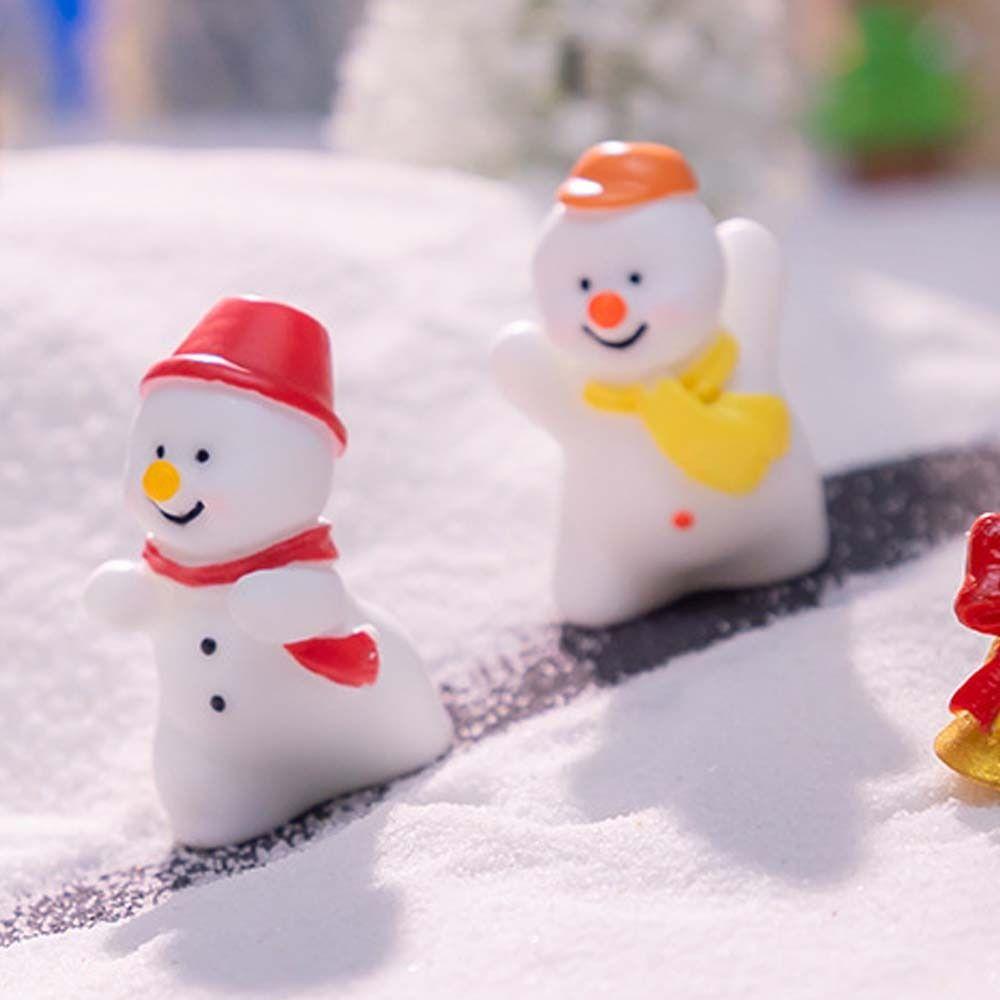 Cute Mini Snowman Ornament Cartoon Snowball Battle Snowman Ornaments Christmas Gifts