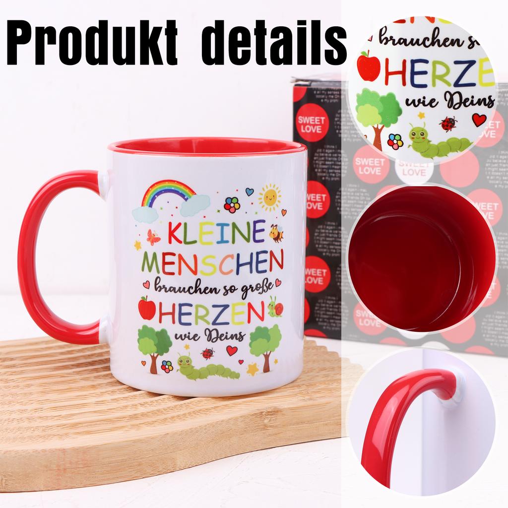 1 StüCke Bedruckte Tasse Kaffeetasse Erzieherin Tasse Geschenk Danke DankeschöN Abschiedsgeschenk FüR Erzieher Zum Kindergarten