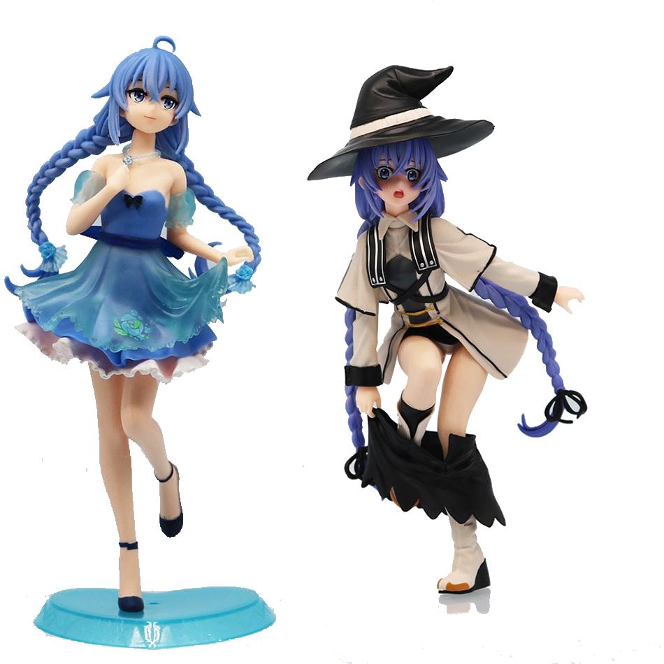20cm/25cm The Magician Roxy Migurdia Action Figure Mushoku Tensei Jobless Reincarnation Anime PVC flower Articulated Poseable Detailed Movable Scale