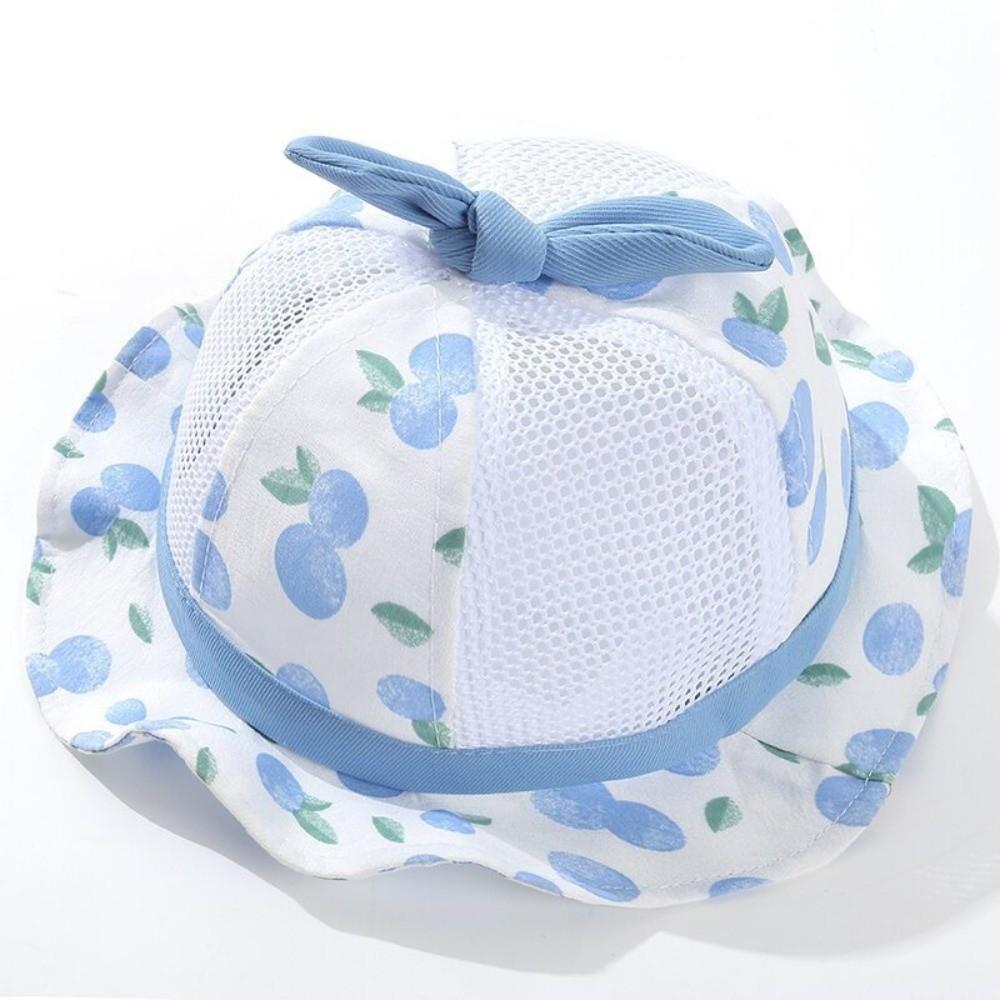 Wide Brim Baby Bucket Hat Fruit Print Panama Cap New Fisherman Cap  Summer