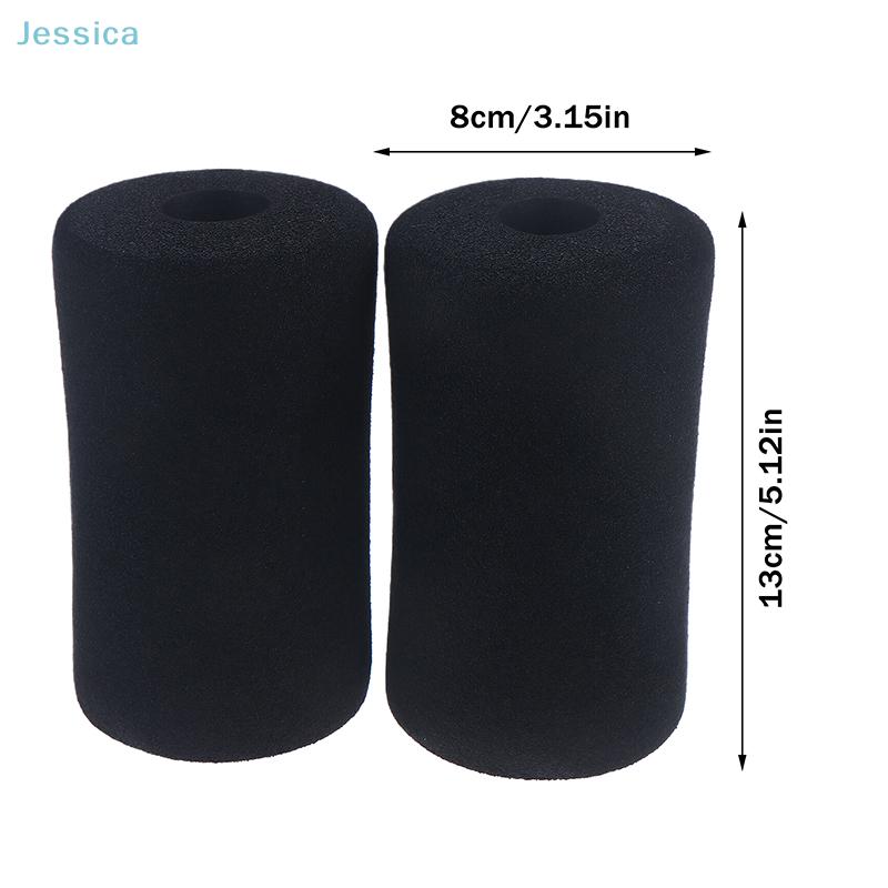 Large Foam Sleeve For Fitness Equipment Exercise Machines Roller Sit-Up Board Hook Foot Foam Fitness Pads 2Pcs