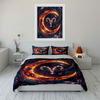"Fiery Galaxy Aries Bedding Set" Bedding Duvet Cover Set Duvet Cover Pillowcases  (1 * Duvet Cover 2 * Pillowcases, without duvet insert)