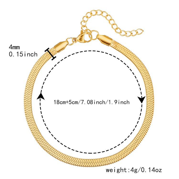 Customizable Adjustable Stainless Steel Blade Chain Bracelet