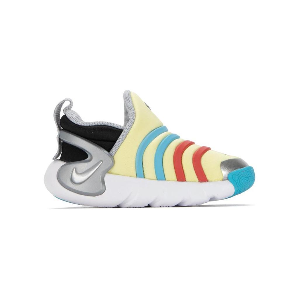 Nike Dynamo Go SE TD Lemon Chiffon Red Blue Baby Sneakers Multi-Color Black DZ4128-700