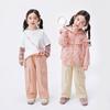 Girls' Cotton Skirt-Panel Cargo Pants