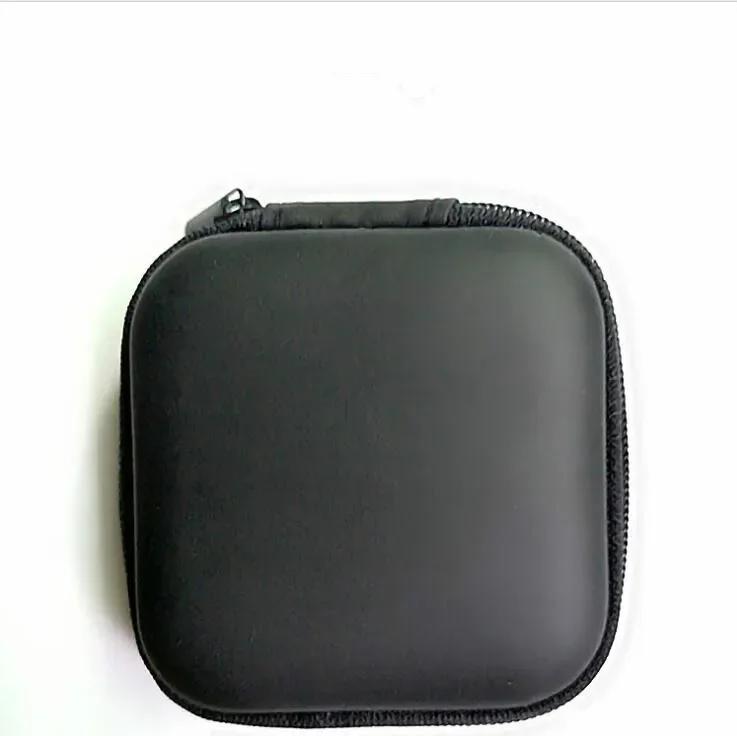 Minimalist Portable Pressure Resistant Headphone Bag Data Cable Storage Bag with Zipper Charger Data Cable Headphone Storage Bag