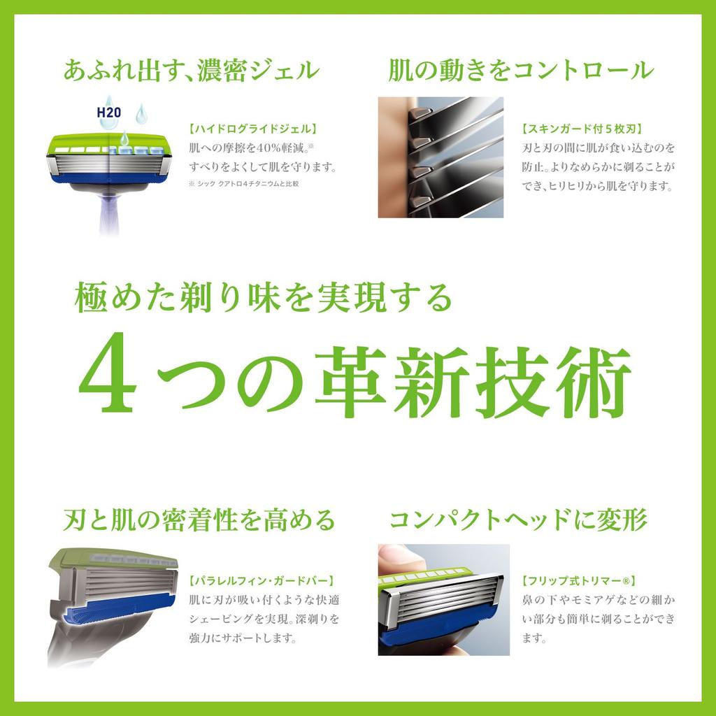 Schick Hydro 5 Razor for Sensitive Premium Includes 2 Refill Blades 5-Blade Men's Skin, Holder, (One Pre-Installed)