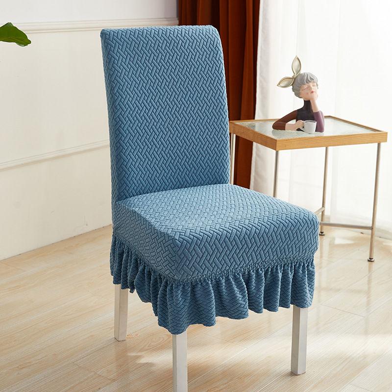 1/3/6 Stück Jacquard Esszimmerstuhlbezug Spandex Elastischer Stuhlhusse Bezug Stretch Stuhlbezüge für Hochzeit Bankett Esszimmer