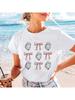 Cartoon Fun Style Wounisex's Fashionable Short Sleeved T-Shirt Clothing Casual Pattern Popular Top Wounisex's Printed White T-Shirt