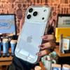 New Transparent Acrylic Clear Phone Case For iPhone 17 Pro Max 17 Air 16 15 14 13 12 11  Plus Soft Shockproof Bumper Cover
