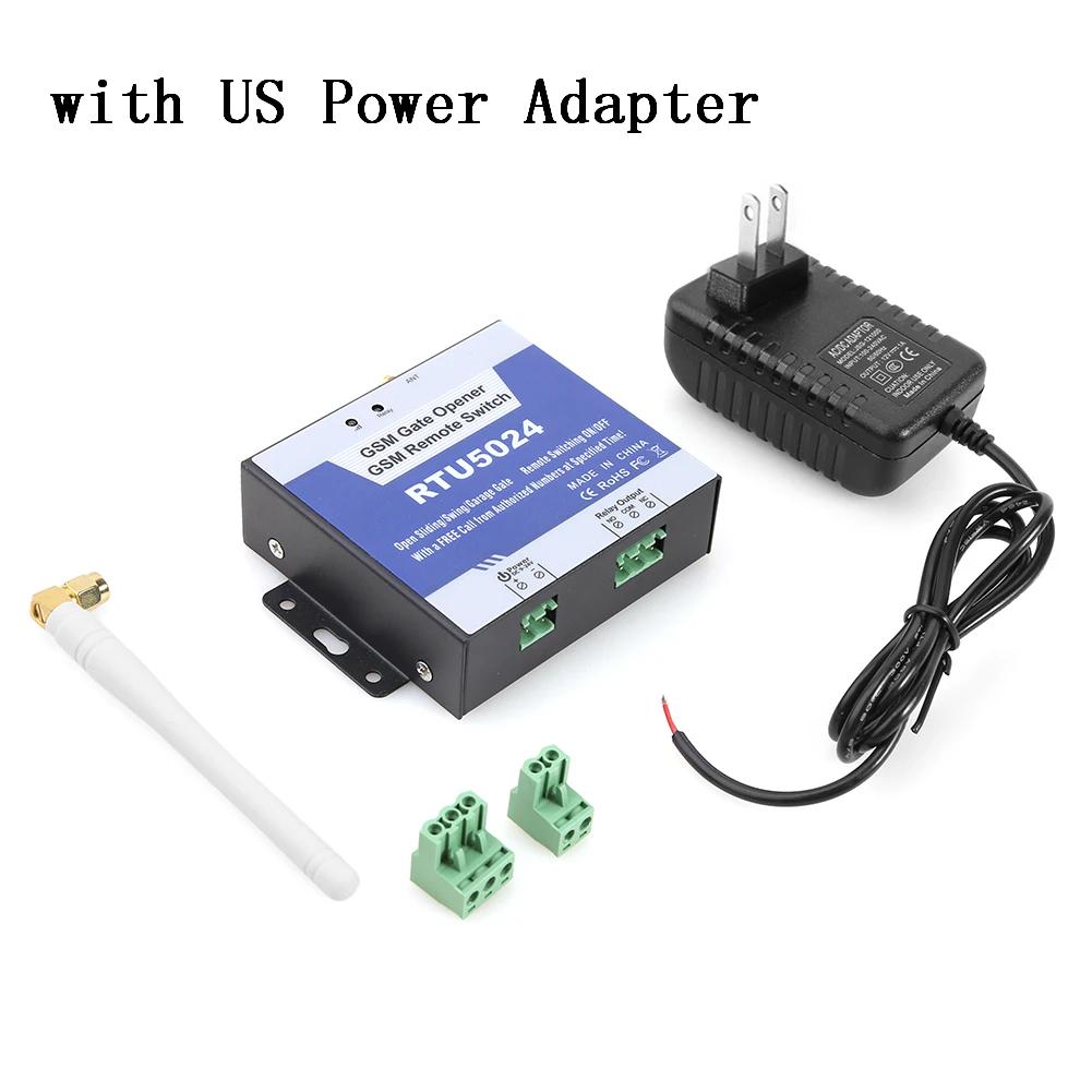Safety RTU5024 GSM Gate Opener Relay Wireless Remote Door Access Switch Free Call for Household Electric Door Control System