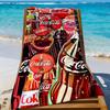Retro Moda C-Coca-C-Cola Ręcznik Szybkoschnące Ręczniki Plażowe Nadają Się Na Baseny Kemping Joga I Siłownię