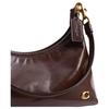 Coach Juliet 25 Metal Logo Detachable Shoulder Strap Leather Tote Bag Large Women handbags Maple CAD75-B4MPL