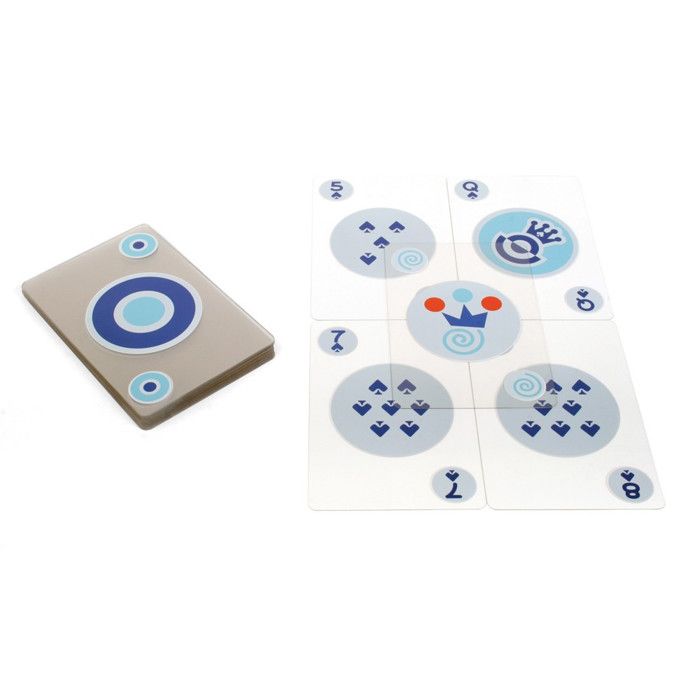 Transparent Playing Cards - Kikkerland Blue