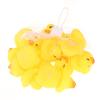 20Pcs/Bag Rubber Yellow Duck Baby Shower Water Toys Children Gift Baby Bath Toys