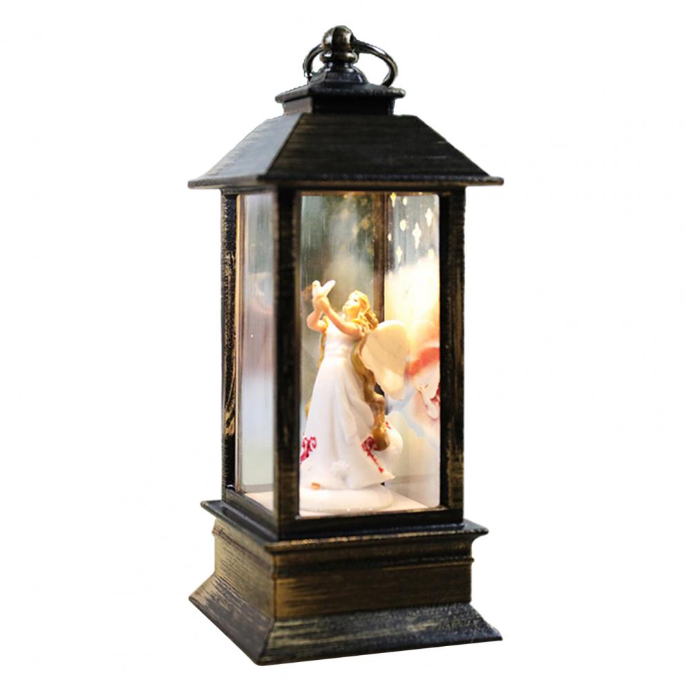 Christmas Lanterns Festive Lantern Decorations Festive Christmas Wind Lights Santa Claus/snowman Lanterns Father for Creating