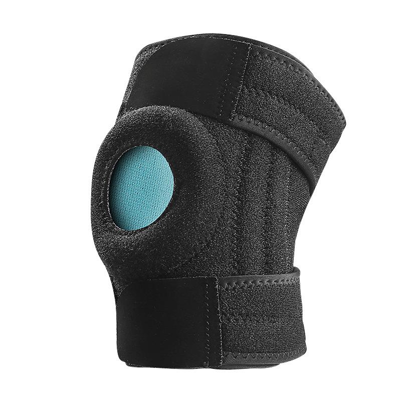 

Одиночные спортивные наколенники, силиконовая противоскользящая дышащая скакалка для бега с пружинными наколенниками, защита колена для альпинизма и коленной чашечки.