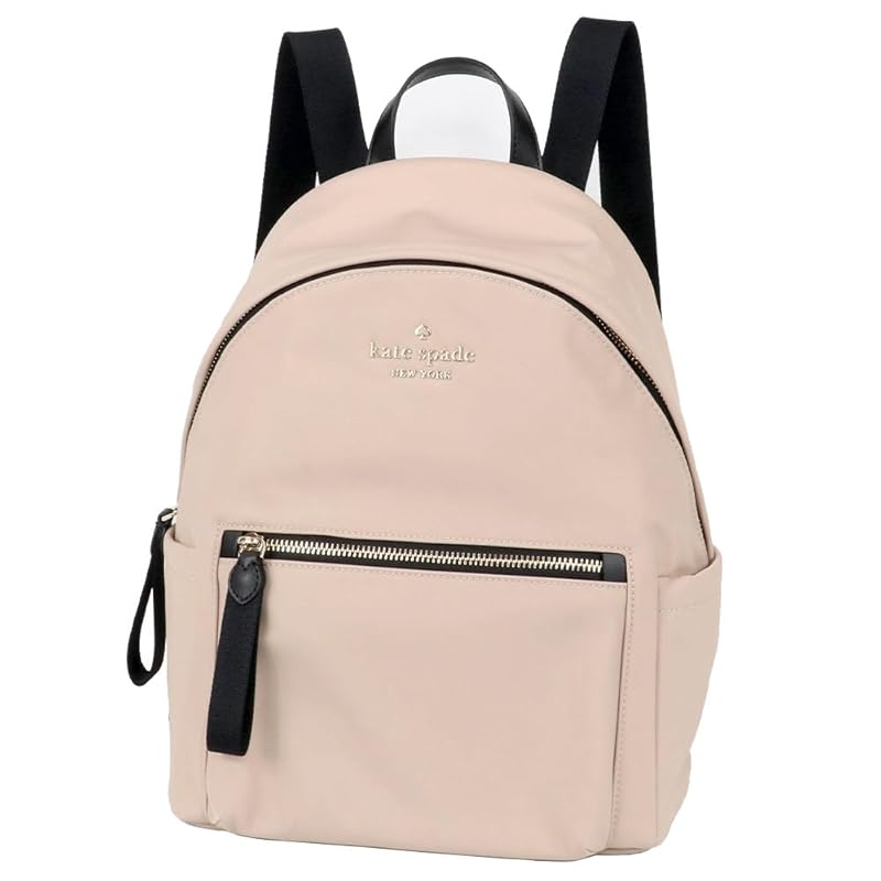 

[Kate Spade new york] bag backpack kate spade new york chelsea color block nylon KSNYL medium backpack KE955 warm beige(960) outlet ladies [product]