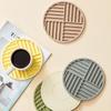 Heat Resistant Heat Insulation Mat Round Hot Pads Convenient Silicone Trivet Mat  Kitchen