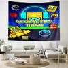 Geometry Dash: Dance To The Beat Tapestry Room Decoration Wall Hanging for Living Room Bedroom, Dormitory, Birthday and Christmas Gifts